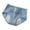 Blue, variant on UAMVSH Women's Cotton Underwear Soft Stretch Comfy Briefs for Ladies Seamless High Waisted Full Coverage Panties