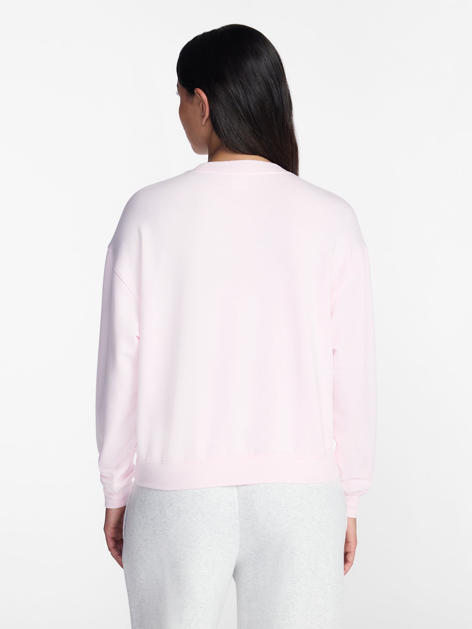 Halloween and Fall Women's French Terry Knit Lounge Sleep Top with Long Sleeves, Sizes XS-3X