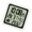 White, variant on Waterproof Digital Clock With Multiple Language Week Display with Temperature Time Date Suction Cup Wall Mount