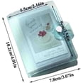 thumbnail image 2 of 3Packs 3 Inch Kpop Photocard Holder Book 36 Pockets Jelly Color Mini Photo Album Name Card Polaroid Pictures Photo Card Binder ID Storage Collection Book for Friendship Birthday Valentine Gift, 2 of 5
