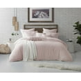 thumbnail image 3 of Natural Crinkle Fabric Ultra Soft Solid Duvet Cover Set - Zipper Closure, 3 of 3