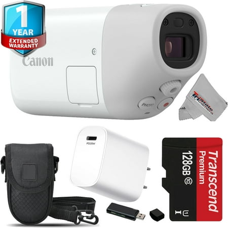 Canon ZOOM Digital Monocular (White) + 128GB + Case+ Card Reader+ 1 Yr Warranty thumbnail