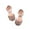 Pink, variant on Odeerbi Girls Sandals Baby Girl Kids Pearl Rhinestones Soft Anti-Slip Sole Dance performance Sandals