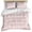 Pink, variant on 3 Piece Spring Flower Duvet Cover Set Twin Size, Microfiber Comforter/Quilt Cover with Corner Ties and 2 Pillowcases, Vintage Farmhouse Turquoise Boho Leaf All Season Soft Bedding with Zipper Closure