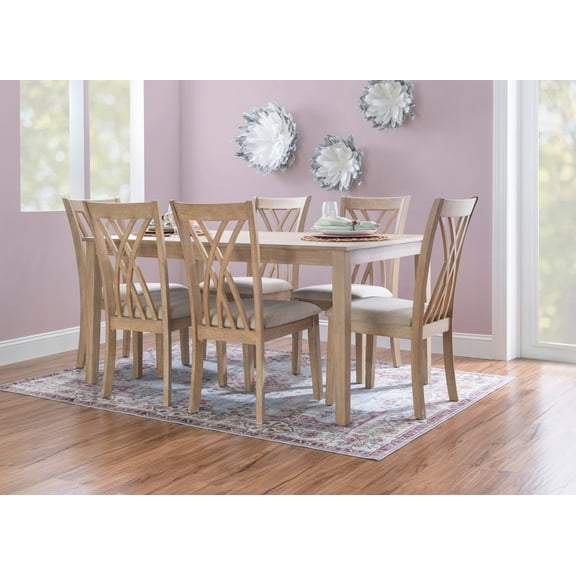 Powell Serenoa 7-Piece Dining Set, Natural