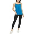 thumbnail image 5 of COMFREE Women's Camisole with Built in Bra Tank Top Flowy Swing Pleated Tank Top Cami with Adjustable Strap, 5 of 7