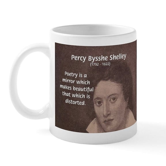 CafePress - Romantic Poet Percy Shelley Mug - 11 oz Ceramic Mug - Novelty Coffee Tea Cup
