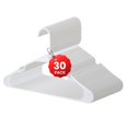 thumbnail image 1 of Perchas HealSmart de plástico, 30 unidades, color blanco, 1 of 9