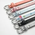 thumbnail image 7 of BAETEUY Kids Belt Multi Holes Design Adjustable Length Waistband Jeans Dress Faux Leather Belt Sequin Decorated Accessory, 7 of 7