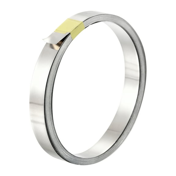 Uxcell 1 Roll 5M Nickel-Plated Steel Strip for Battery, Spot Welding, 10x0.2mm(WxT)