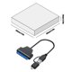 thumbnail image 4 of Adaptador USB a SATA jixopn, cable USB 3.0 para SSD de portátil de 2,5 pulgadas (USB 3.0 tipo C, 50 cm), 4 of 6