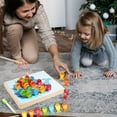 thumbnail image 4 of Feltree 9-in-1 Multifunctional Educational Building Block Toy Box for Kids with Alphabet, Number Pairing, Fishing, Painting & More Interactive Learning Games, 4 of 8