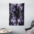 thumbnail image 1 of Galaxy Tapestry, Speed of Life Space Travel Fantastic Galaxy Universe Science Fiction Future, Wall Hanging for Bedroom Living Room Dorm Decor, 40W X 60L Inches, Violet Black White, by Ambesonne, 1 of 2