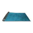 thumbnail image 2 of Ahgly Company Indoor Round Oriental Light Blue Industrial Area Rugs, 7' Round, 2 of 4