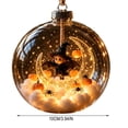 thumbnail image 3 of sruoe Halloween Mini Scene Bauble, Pumpkin Witch Clear Ornament, Halloween Home Decor, Halloween Indoor Decor for Mantel Porch Wall, 3 of 6