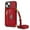 Red, variant on Zipper Wallet Case for iPhone 14 Plus with Card Holders Zipper Pocket Kickstand Function Detachable Crossbody Shoulder Strap Shockproof Purse Phone Case for iPhone 14 Plus,Pink