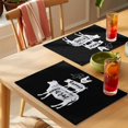 thumbnail image 4 of Retro Farm Placemats Set of 2, Chicken Pig Cow Farmhouse Animal Wood Grain Non-Slip Place Mats Washable Table Mats for Kitchen Dining Table Decorations Indoor/Outdoor, 4 of 9