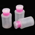 thumbnail image 2 of TISHITA 3pcs 180ml Empty Pump Bottles for Nail Remover,Alcohol,Makeup Remover Pink, 2 of 8