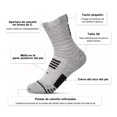 thumbnail image 2 of 6 Pares Calceta Deportiva Hombre De Algodón, 2 of 8