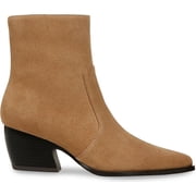 Franco Sarto Women's Vittorio Ankle Boot Taupe Suede 9M