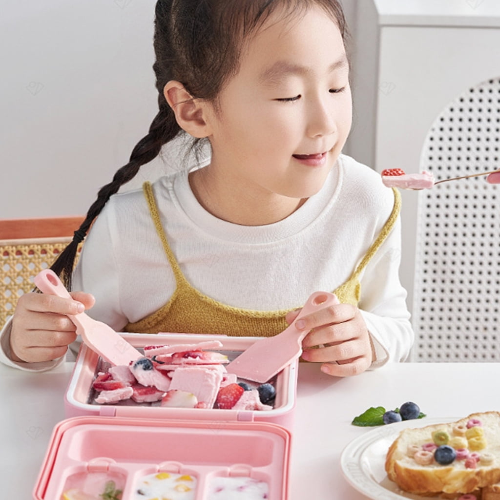 7829 Multi Functional Stir Fried Yogurt Machine, Sealed Ice Maker, Household Fruit Yogurt Machine, Small Ice Cream and Ice Cream Mold Set