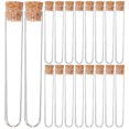thumbnail image 1 of 30PCS Clear Test Tubes with Cork Stoppers Plastic Test Bottle Storage Bottle for Scientific Experiments ( Plastic Test Tube), 1 of 4