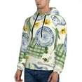 thumbnail image 3 of Bingfone Vintage Utensils Men'S Drawstring Hoodie Long Sleeve Pocket Sweatshirts-Medium, 3 of 9