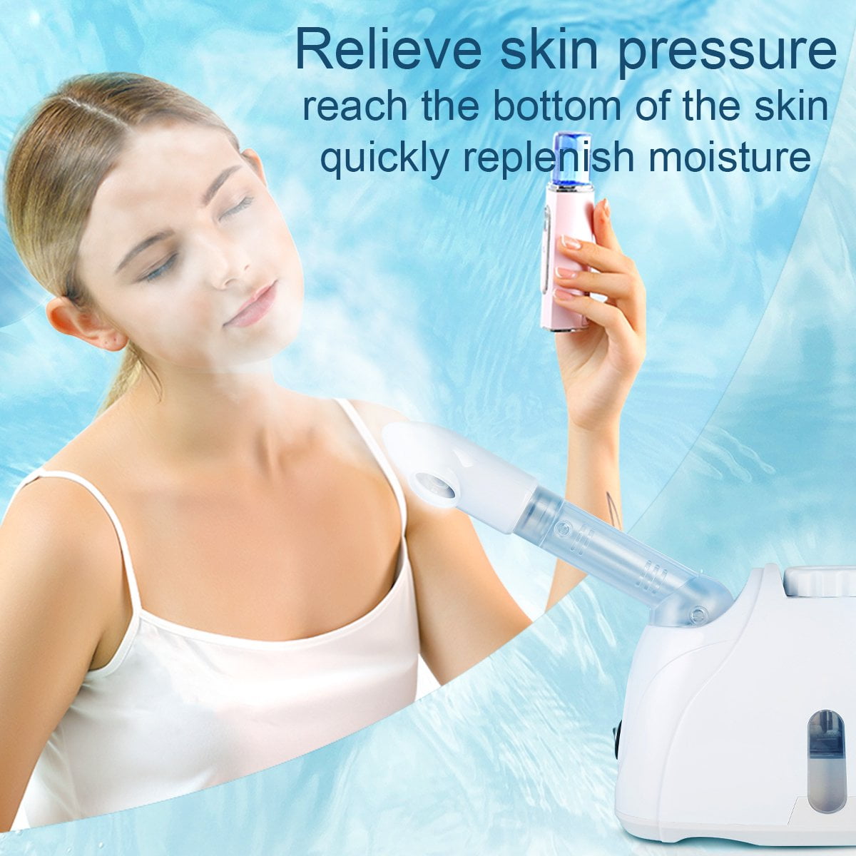 Nano Ionic Facial Steamer, Professional Face Steamer with
