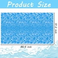 thumbnail image 3 of SIYTUAU Blue Themed Disposable Plastic Tablecloth 54X108 Inch For Sea Ocean Birthday Party Decoration, 3 of 9