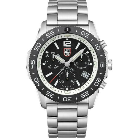 Luminox Pacific Diver Chronograph Stainless Steel Black Dial Quartz XS.3141.M 200M Men's Watch