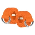 thumbnail image 1 of Uxcell Web Football Belt, Men Canvas Belt Web Flag Football D Ring, Adjustable Soccer Replacement Strap 51 Inch & 2 Pcs & Canvas & Orange, 1 of 7
