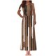 thumbnail image 1 of Vestido Corto de Verano de la Moda de las Mujeres Impreso de Manga Corta Cuello Redondo Tobillo de Longitud Vestido Casual, 1 of 7