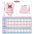 thumbnail image 2 of CutiePlusU Button Crotch Onesie Adult Romper Bodysuit Cosplay Magical Sailor Onesie Skirt Set 2XL SkybluePink, 2 of 5