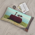 thumbnail image 5 of Kdxio Elehpant And A Giraffe Looking At The Sea Pattern Pillowcase with Envelope Closure,20" x 36" Pillow Cases,Gifts for Men or Women-No pillow, 5 of 5