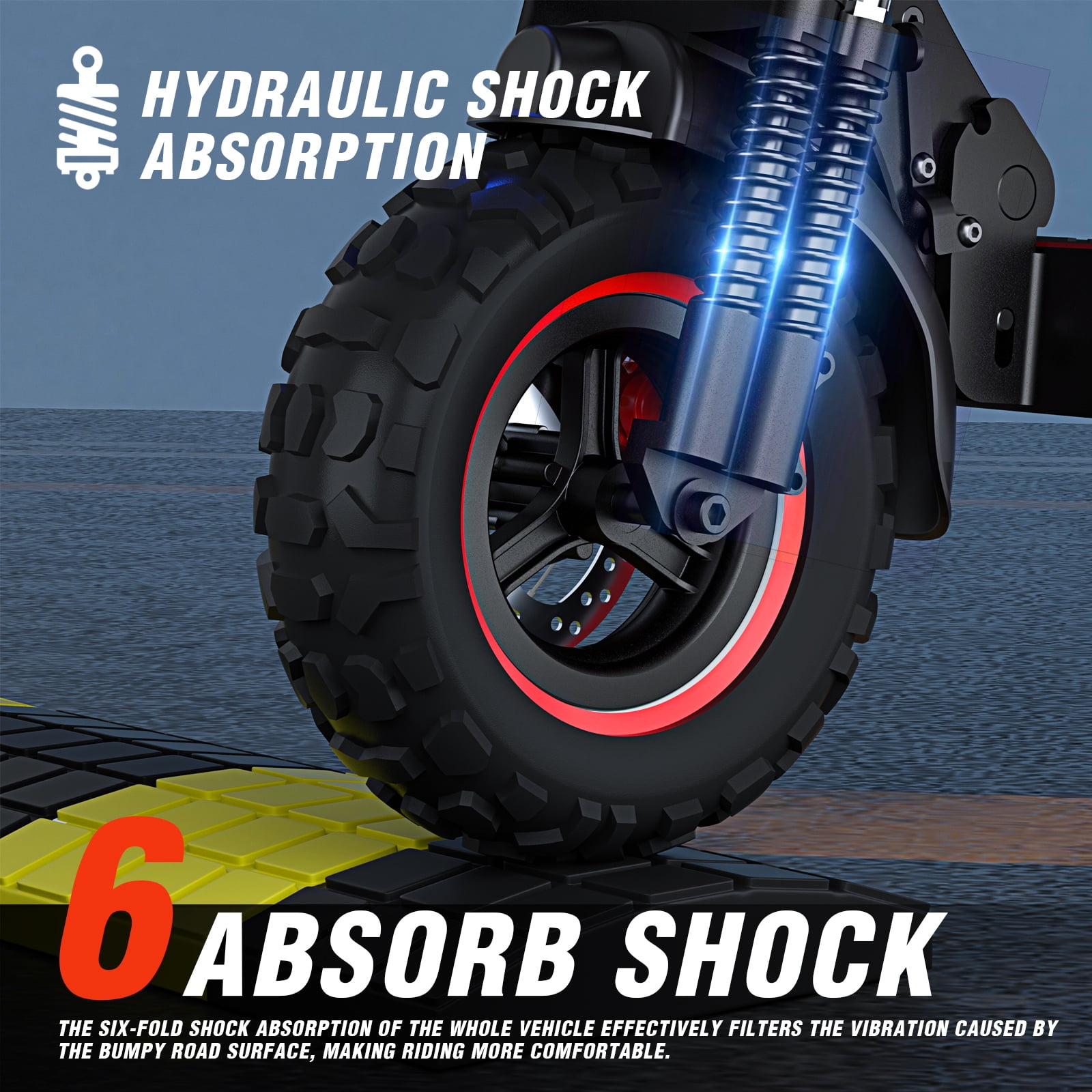 J11 Max 1200W Motor Electric Scooter Adults with Seat, 35 MPH Max Speed & 48V 18AH Big Battery Up to 33 Miles Range, 11" All-Terrain Tires and Dual Suspension, Off Road E-Scooter