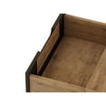thumbnail image 5 of Manhattan Comfort Rockefeller 2.0 Mid-Century- Modern Nightstand with 2-Drawer in Nature and Textured Grey, 5 of 7