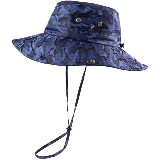 Sombrero de ala ancha transpirable impermeable al aire libre UPF 50+ protección solar Meshi sombrero para el sol para viajes pesca