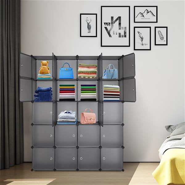 Buy Cube Storage Organizer, 20Cube Closet Organizer Shelves Cubes DIY