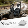 thumbnail image 3 of KUIFORTI US Flag Deer UTV Seat Covers Seats Cover with Headrest Covers for Yamaha Rhino 700 660 450 2004-2021 Water-Resistant Soft Rhino Accessories Bucket Seat Cover, 3 of 7