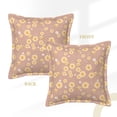 thumbnail image 3 of Bingfone Decorative Pillow Covers 16"x16" Cute Bee Couch Pillow Cases Modern Farmhouse Covers for Couch Sofa Bed, 3 of 9