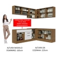 thumbnail image 5 of Cocina Integral de Esquina 389cm Madesa Agata Marrón/Blanco, 5 of 5