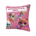 thumbnail image 6 of Super Kitties Throw Pillow Cover Decoration Pillow Case Cushion for Home Sofa Couch 16"x16", 6 of 7