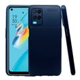 thumbnail image 1 of Atti Rugged Carbon Oppo A54 Azul Marino 1pz Mas Mica 9D Atti Funda de Silicon Uso Rudo, 1 of 8