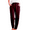 Wine-e, variant on QHFBli Womens Linen Pants Casual Straight Fit Elastic Waisted Drawsting Trousers with Pockets