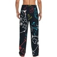 thumbnail image 2 of Bixox Men's Joystick Gamepad Patterned Pajama Pants with Pockets Lounge Clothes for Home, 2 of 5