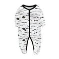 thumbnail image 3 of ATAIKU Infant Baby Boys' Sleep and Play Footed Pajamas One-Piece Sleeper Button Romper Jumpsuit Cotton PJs For Newborn, 3 of 7