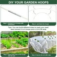thumbnail image 3 of DIY Garden Netting Greenhouse Planting Tunnels As Shown Customizable Garden Support Hoops Netting Customizable Design, 3 of 9