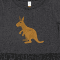 thumbnail image 4 of Inktastic Kangaroo Cute Girls Toddler Dress, 4 of 5