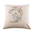 thumbnail image 1 of Throw Pillow Covers Embroidery with Pattern Orchids, 1 of 7