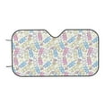 thumbnail image 7 of Balery Cartoon Bunny Print Car Windshield Sun Shade,Windshield Sunshade for Car Pickup Truck SUV Accessories-, 7 of 7
